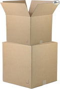 The Boxery 16"x12"x12" Brown/Kraft Corrugated Cardboard Shipping Boxes 25-Pack | Mailing, Packing, Moving & Storage for Business/Home – Durable - Eco-Friendly, Recyclable - Made in the USA