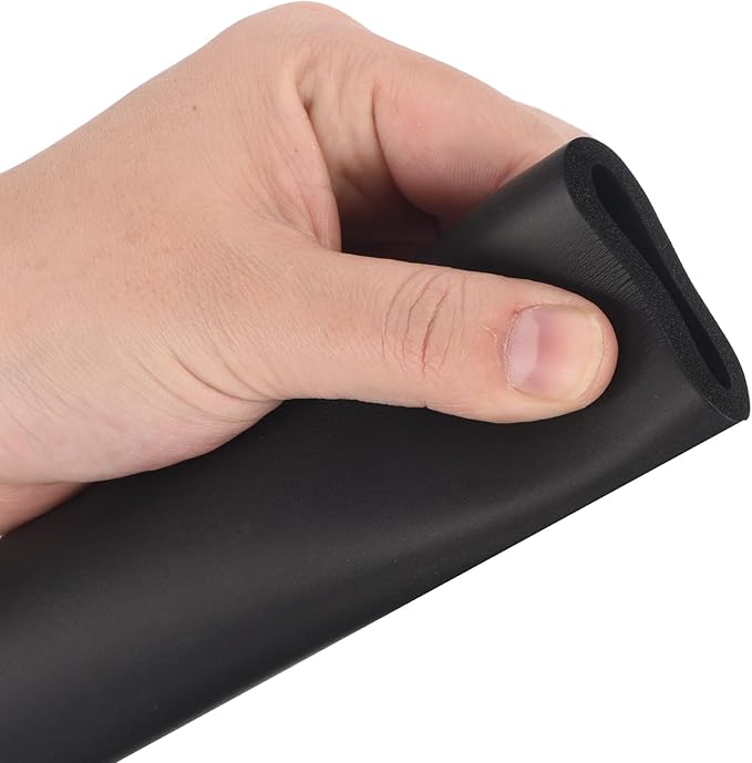 uxcell Foam Tubing for Handle Grip Support,36mm ID 48mm(1 7/8") OD 0.3 Meter/1ft Length Black