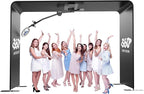 HARZHI Overhead 360 Photo Booth with Software Control APP 360-DegreeRotating Full Body Spin with Ring Light for Big Parties (Booth+Arm)