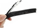10ft-1/2 Braided Cable Management Sleeve Wire Protector, Suitable for TV/Computer/Home Theater/Machine Equipment Cable Management. (Black, 1/2"-10ft)