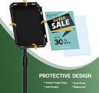 Sign Holder - 8.5x11 inch Sign Stand Holder Adjustable Display Stand Floor Standing Sign Holder, Signage Stand with Snap-Open Frame Display for Malls,Schools,Restaurants (Black)
