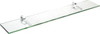Spancraft Glass M-12x18-Chrome Monarch Glass Shelf, Chrome, 12" x 18"
