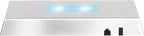 EUSTUMA LED Light Base Rectangle Display Stand In A Variety of Colors,Lighted Up Stand Color Changing Small LED for 3D Glass Crystal Art,Holiday Party Decoration. (Silver, Large)
