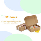 MEBRUDY 10x7x3 Inches Shipping Boxes Pack of 25, Corrugated Cardboard Box for Mailing Packing Literature Mailer