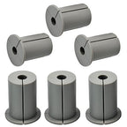 6pc Starlink Cable Grommet 1" Silicone Waterproof Wall Hole Pass Through Split Cable Bushings for TV Wire Ethernet Cord, Starlink Cable Routing Kit Accessories, 52.5mm/2.07" Ht, Grey
