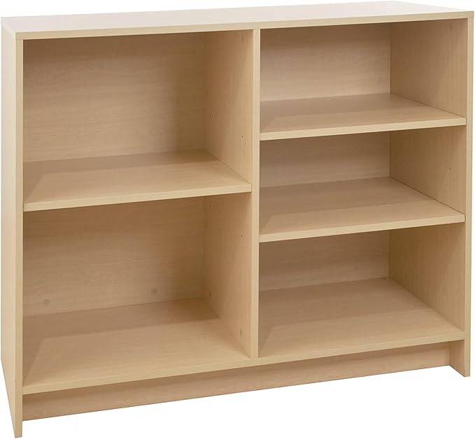 Only Hangers Display Checkout Register Stand with Drawer and Counter Space - Avilable in White, Black, and Maple (Wrap Counter, Maple, 48")