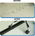 10FT Floor Cord Cover, Heavy Duty PVC Floor Cable Cover,Wire Cover to Protect Wire Prevent Cable Trips for Home Office,Cavity Size 0.94" by0.4