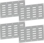 4 Pack Stainless Steel Venting Panel for Grill Accessory Stainless Steel Vent Cover Grill Vent for Masonry Fire Pits Outdoor Kitchen Vent, 15" by 6-1/2"