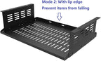 JINGCHENGMEI Under Desk Computer Mount for Small Form Factor SFF Computers and PCs,Using Space 17.3" x H 4" x D 12", Compatible with PlayStation 4, PS4 Slim, PS4 Pro,Gaming Under Desk(4inch High)