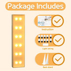 Marquee Letters 4 Feet Tall Large Light Up Letters I Happy Birthday Shower Decorations Marry Me Engagement Party Decor Yellow Light Birthday Decorations Balloon Arch Kit Foam Sign I