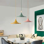 KCO Lighting Nordic Modern Macaron Pendant Light 3-Pack Farmhouse Barn Pendant Light Colorful Pendant Lighting Kitchen Island Lights Ceiling Hanging Over Island (Big)