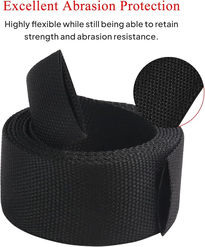 2 in 1 Heat Shrink Braided Sleeving Fabric Tubing-Ideal fit Irregular Shape Hose/Cable/Wire (3/8"(10mm), 22FT)
