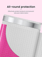 GSSUSA Pink Bubble Mailers 6X10 Inches 500 Pack, Padded Poly Bubble Mailer, Small Padded Envelopes Strong Adhesion Bubble Envelopes,Self-Seal Mailing Envelopes for Small Business,Package Supplies
