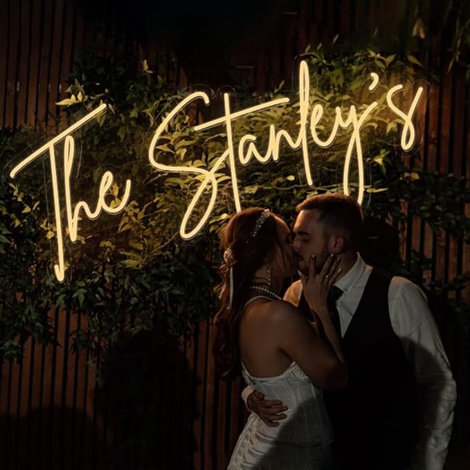 Custom Neon Signs, Neon Name Sign Customizable for Wall Decor, Personalized Neon Signs Larger LED Light up Sign Customizable for Bedroom Wall Decor, Neon Name Sign For Wedding Birthday Shop