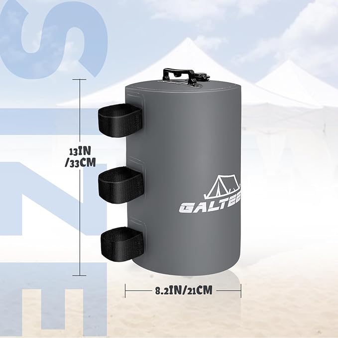 Canopy Water Weight Bag,88 LBS Water Tent Weights Set of 4 Leg Weights for Pop Up Canopy,Canopies,Tent,Gazebo,Gray