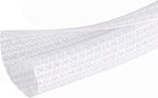 25ft - 1/2 inch Cord Protector Cable Sleeve Split Wire Loom Tubing for Power Cord Audio USB Cable, Cord Sleeve Cable Management for TV Computer, Cord Protectors from Pets Chewing, White