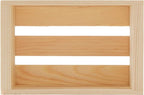 Make Market 5" Wooden Crate - Unfinished Wood Crate for Storage, Decorative Display, Arts & Crafts, Made of 100% Cedar - Bulk 24 Pack