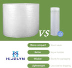 Bubble Cushioning Wrap Roll Inflatable Bottle Shipper Protector Sleeve, Air Pillows for Shipping Large Size Air Bubbles Packing Supplies for Fragile Items Recyclable Packaging Material 12"x82'