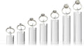 Oirlv Acrylic Jewelry Display Stand Ring Showcase Display Holder 7 PCS Rings Stand (Transparent)