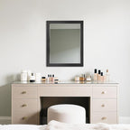 Ruomeng Rectangular Wall Mirror 16" x 20" for Bathroom, Bedroom, Entryway, Living Room, Black