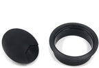 Quluxe Desk Grommet, 2-3/4 Inch Plastic Desk Cord Cable Hole Cover Grommet -Black (Pack of 20)