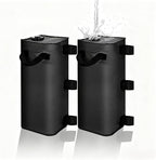 slashome 2 Pack 25L Canopy Water Weights for Wind, 110 Lb Water Bag Weights, Heavy Duty Anti-Tip Tent Stakes Leg Weight Bags for Gazebo, Pop Up Canopy, Party Tent, Market Stall (25 L, 2)
