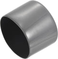 uxcell 4pcs Rubber End Caps 56mm ID Vinyl Round End Cap Cover Screw Thread Protectors Dark Grey, 40mm Height