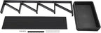 5 Tiers Retail Display Rack, Large Capacity Market Shelf Fruit and Vegetable Basket Stand Rack Set for Kitchen, Office, Store, Supremarket Utility Storage Shelves