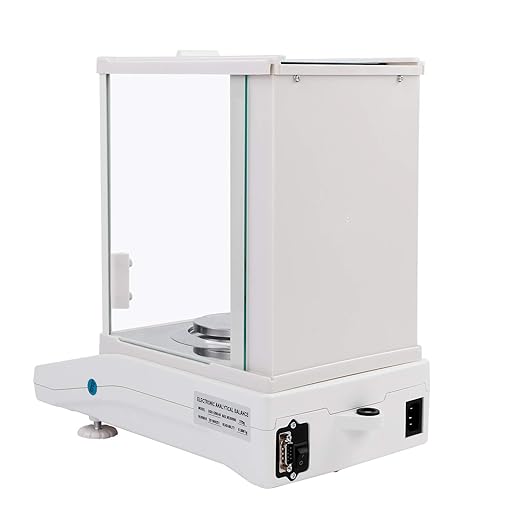 U.S. Solid 0.1mg Analytical Balance, 220g x 0.0001g Touch Panel Lab Scale, Auto Internal Calibration, RS232, Piece Counting, Percent Weighing, Adjustable Stability & Display Speed, g, oz, ct, mg