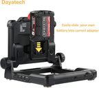 Cordless LED Work Light Compatible with Dewalt and Milwaukee 18-20V Battery, Magnetic Base for Underhood, 4000 LM 25 W Brightness Adjustable, Flicker Free, (Light Only/Charger Not Included)