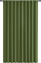 Hiasan Christmas Room Divider Curtains Blackout Patio Sliding Door Curtain Privacy Room Noise Reduction Panel with Back Tab & Rod Pocket for Glass Door Bedroom Partition(80 x 84 Inches, Olive Green)