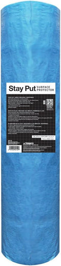 Trimaco Stay Put Surface Protector, Blues, 39.37-inch x 164.04-feet