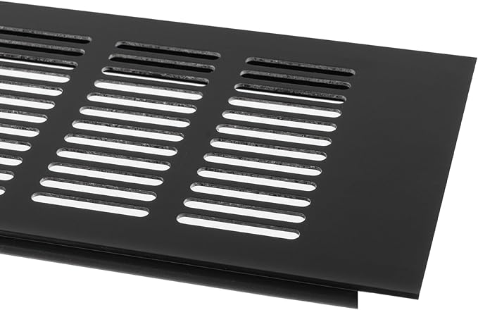 Vent Systems 15.75 x 3.94 (Outer Size) Air Supply Ventilation Grille - Brown Aluminum Rectangle Intake/Exhaust Door Vent Deflector - HVAC for Home Improvement Floor, Wall Duct Cover