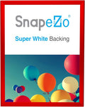 SnapeZo Photo Frame 18x24, Red, 1.25 Inch Aluminum Profile, Front-Loading Snap Frame, Wall Mounting, Professional Series