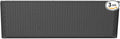 OmniWall Modular Metal Pegboard System, 16x48 inches, Steel Construction, Wall-Mounted Tool Storage (Black, Horizontal)