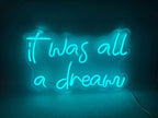 Ulalaza LED Neon Sign Night Light for Wall Party Décor Bedroom Room Bar Wedding Home Birthday Art Decoration Christmas with USB Chain Light modulator 5v (lets party blue)