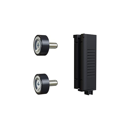 Crowd Control Warehouse - CCW Series WMB-230 Magnetic Wall Mount Retractable Belt Barrier - 30 Foot, Black Belt with Black ABS Case
