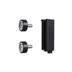 Crowd Control Warehouse - CCW Series WMB-230 Magnetic Wall Mount Retractable Belt Barrier - 30 Foot, Black Belt with Black ABS Case