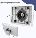Tablet Wall Mount Compatible with 10.2 inch iPad 7th 8th 9th Gen Lockable Tiltable Anti Theft Security Adjustable