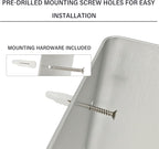 G-Sunny Garage Paper Towel Holder,Aluminum Wall-Mount Paper Towel Holder for Enclosed Trailer,Shop,Garage,Storage,5th Wheel,RV (Silver)