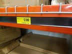 | Adhesive Back Price Tag Strip UPC Holder | 48" L | 50 Pack | Black