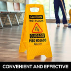 Simpli-Magic 79192 Wet Floor Caution Signs, Basic, Yellow, 3 Pack