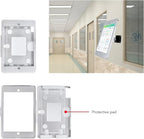 On Wall Mount Metal Bracket for iPad 10.2-Inch (9th,8th,7th Gen.),with Anti Theft Security Lock, Rotate Design,Multi Angle, Horizontal and Vertical Screen Swivel,(Silver)