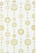 Inspired Mailers - Poly Mailers 6x9-100 Pack - Snowflake Baubles (Gold) - Winter Mailing Envelopes - Small Shipping Bags - Holiday Poly Mailers Bags