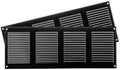 Repa Market 2-Pack Air Vent Cover 16x6 Inch (Outer Dimensions) Black Galvanized Steel Louvered Grill Cover with Mesh Screen/Wall or Ceiling Vent/HVAC Register for Indoor and Outdoor Ventilation