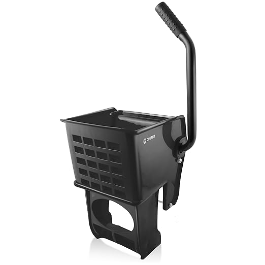 Dryser Side Press Wringer Replacement for Commercial Mop Bucket, 26 and 33 qt - Black