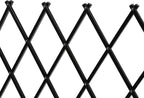 Single Folding Security Gate 4.27'Hx36.6 W Iron Accordion Security Gate Flexible Expanding Security Gate 180° Rolling Barricade Scissor Door with Padlock for Entry Security,Garage,Warehouse