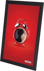 SnapeZo Poster Frame 20x30 Inches, Black 1.7 Inch Aluminum Profile, Front-Loading Snap Frame, Wall Mounting, Wide Series