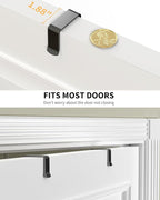 Moforoco 6-Tier Over The Door Pantry Organizer, Pantry Organization and Storage, Black Hanging Basket Cabinet Door Wall Spice Rack Shelves, Home & Kitchen Laundry Room Bathroom Essentials accessories