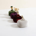 GemeShou Beige Ring Display Stand for Jewelry, Velvet Single Ring Holder for selling, Cute Jewelry Display for Show【Beige】